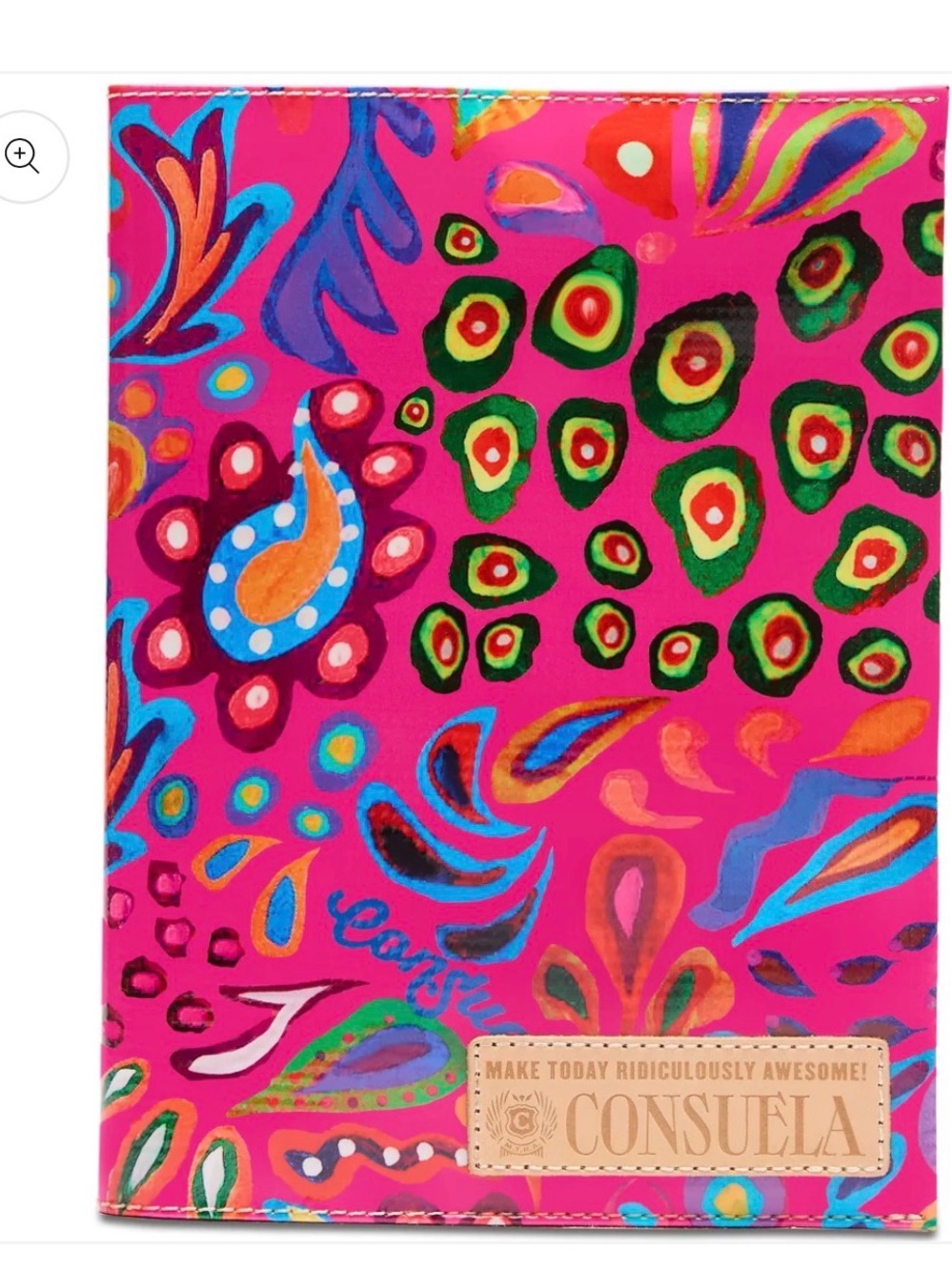 Consuela (Ceci) Bright Pink Floral Notebook